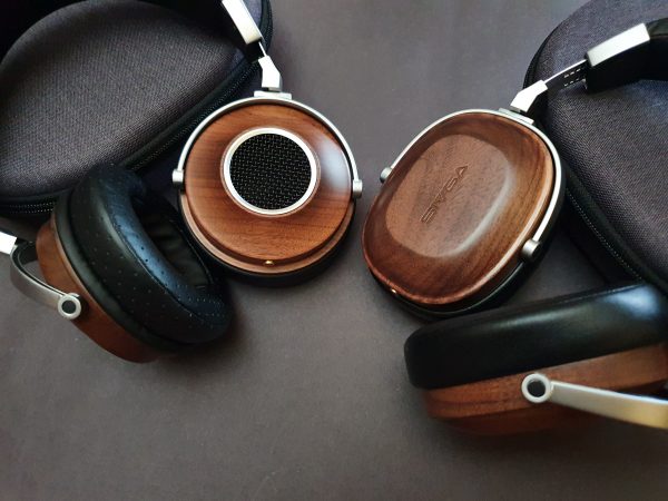 SV007 Premium Wood Over-ear Adjustable Headphones Lightweight Professional 